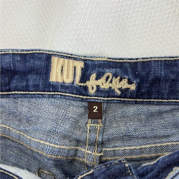 Kut from the Kloth Womens Bermuda Denim Jeans Shorts Medium Wash Blue Size 2 - Picture 7 of 8
